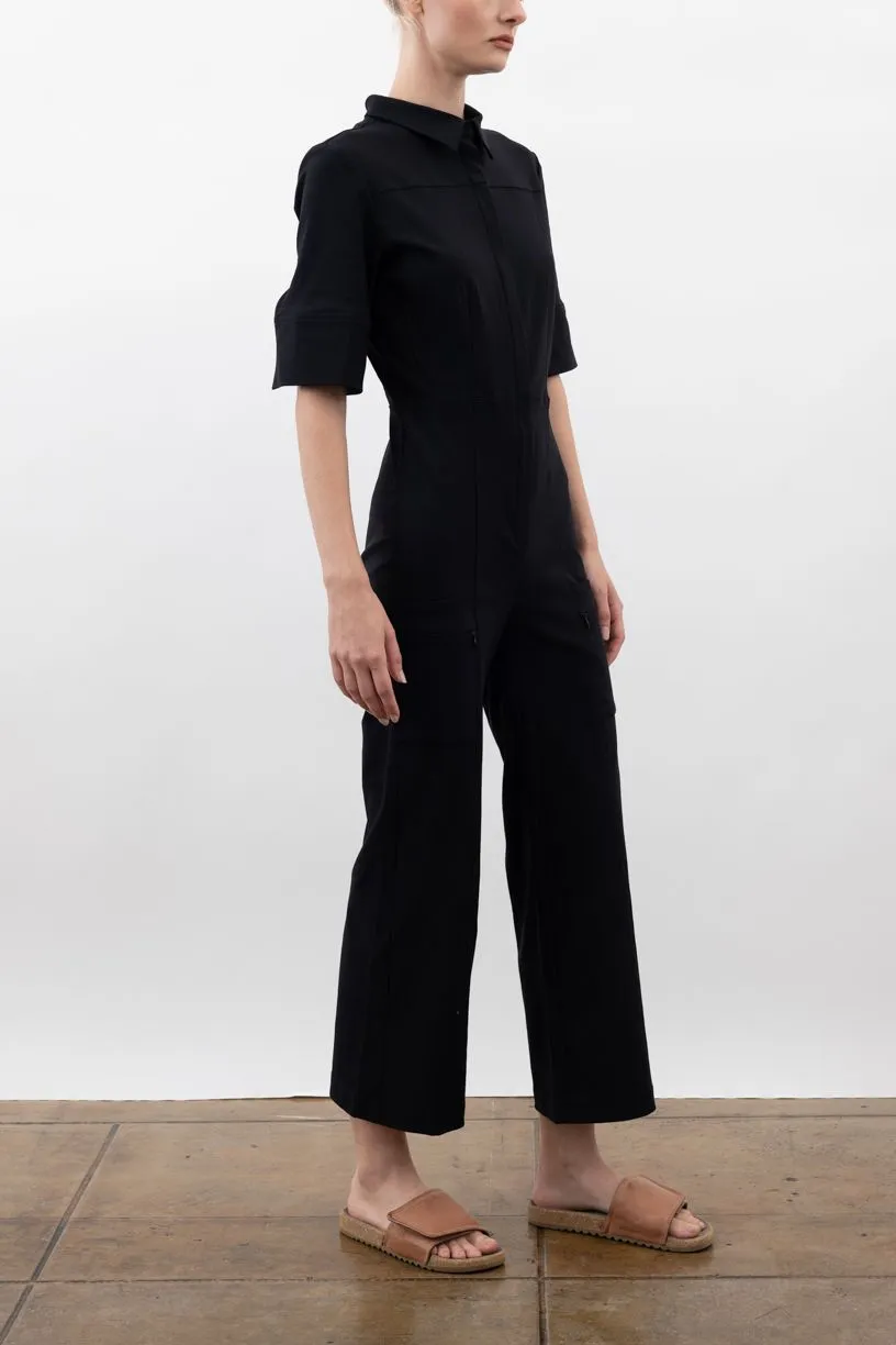 Tech Stretch Cropped Utility Jumpsuits - VANCOUVER