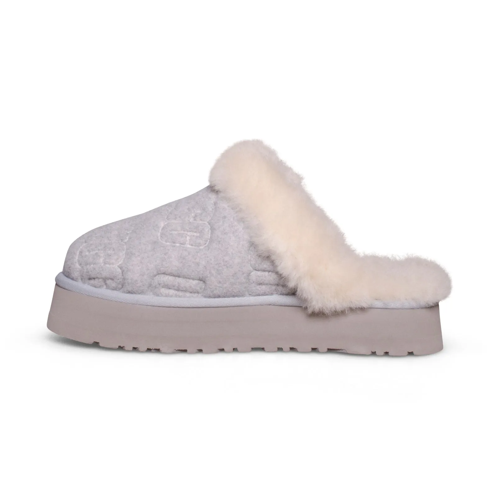 UGG Disquette Felted Grey Slippers - Women's