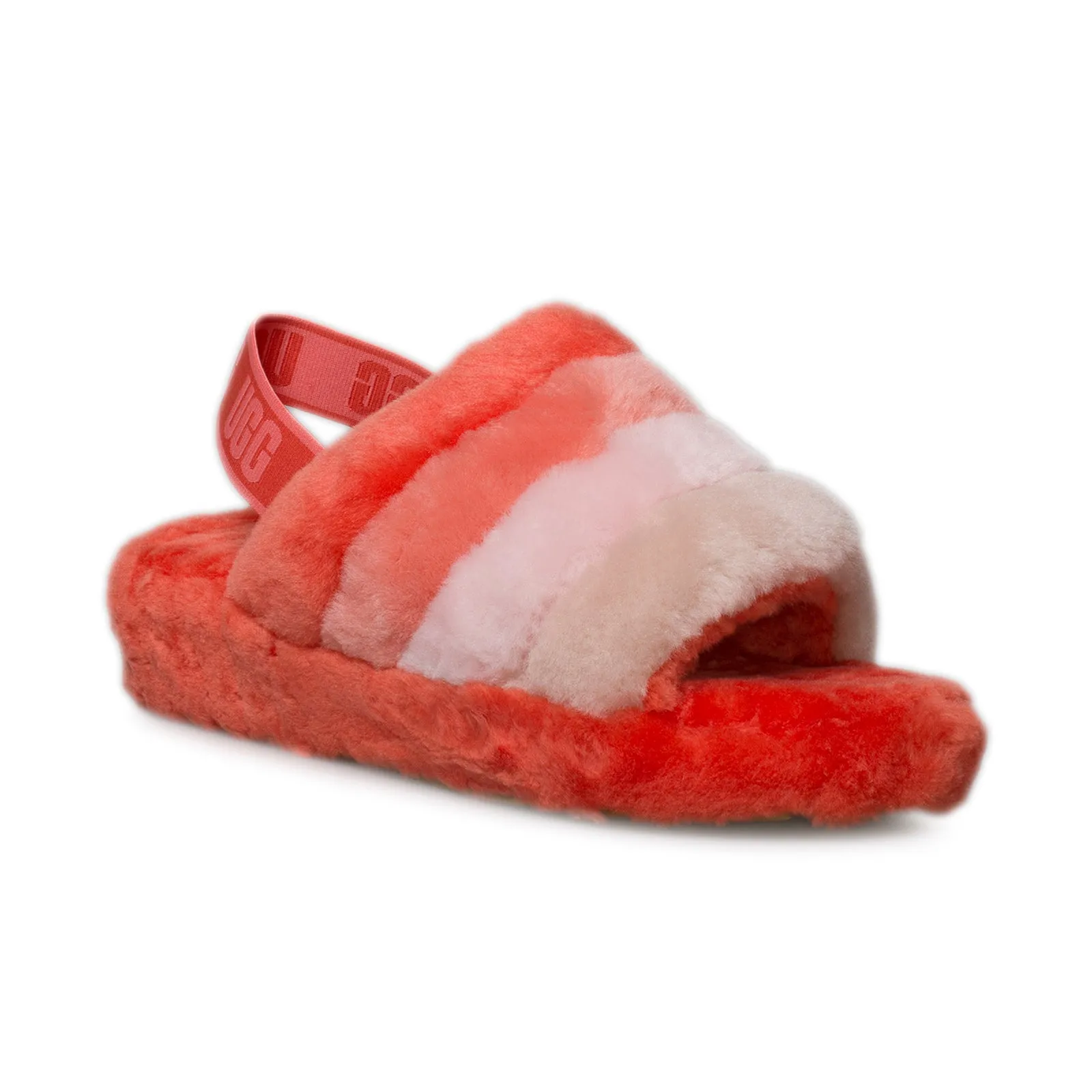 UGG Fluff Yeah Slide Lava Flow Multi Slippers - Women's