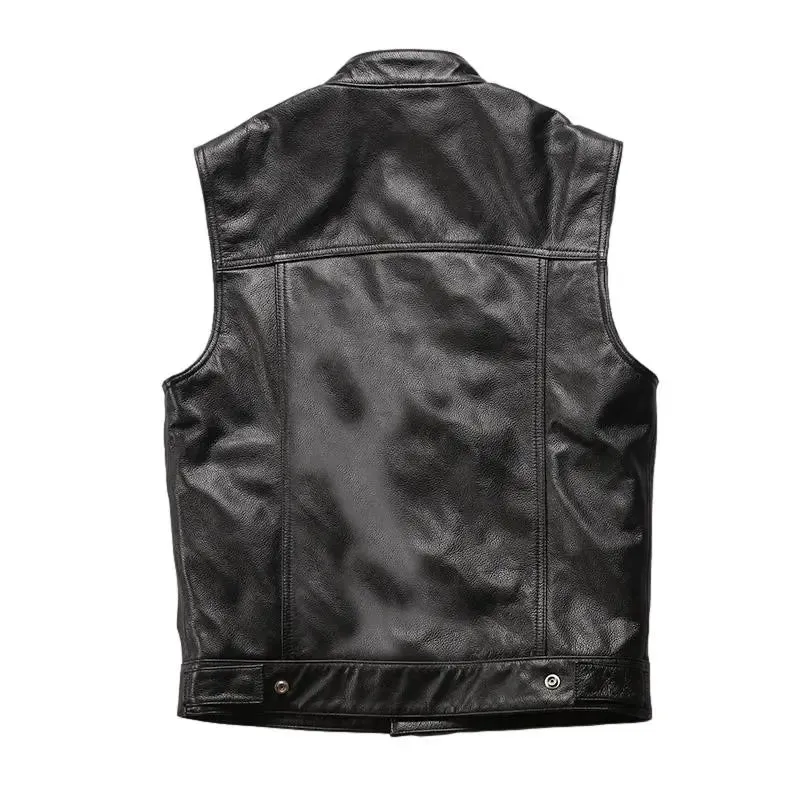 Veste moto cuir biker SOA