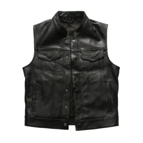 Veste moto cuir biker SOA