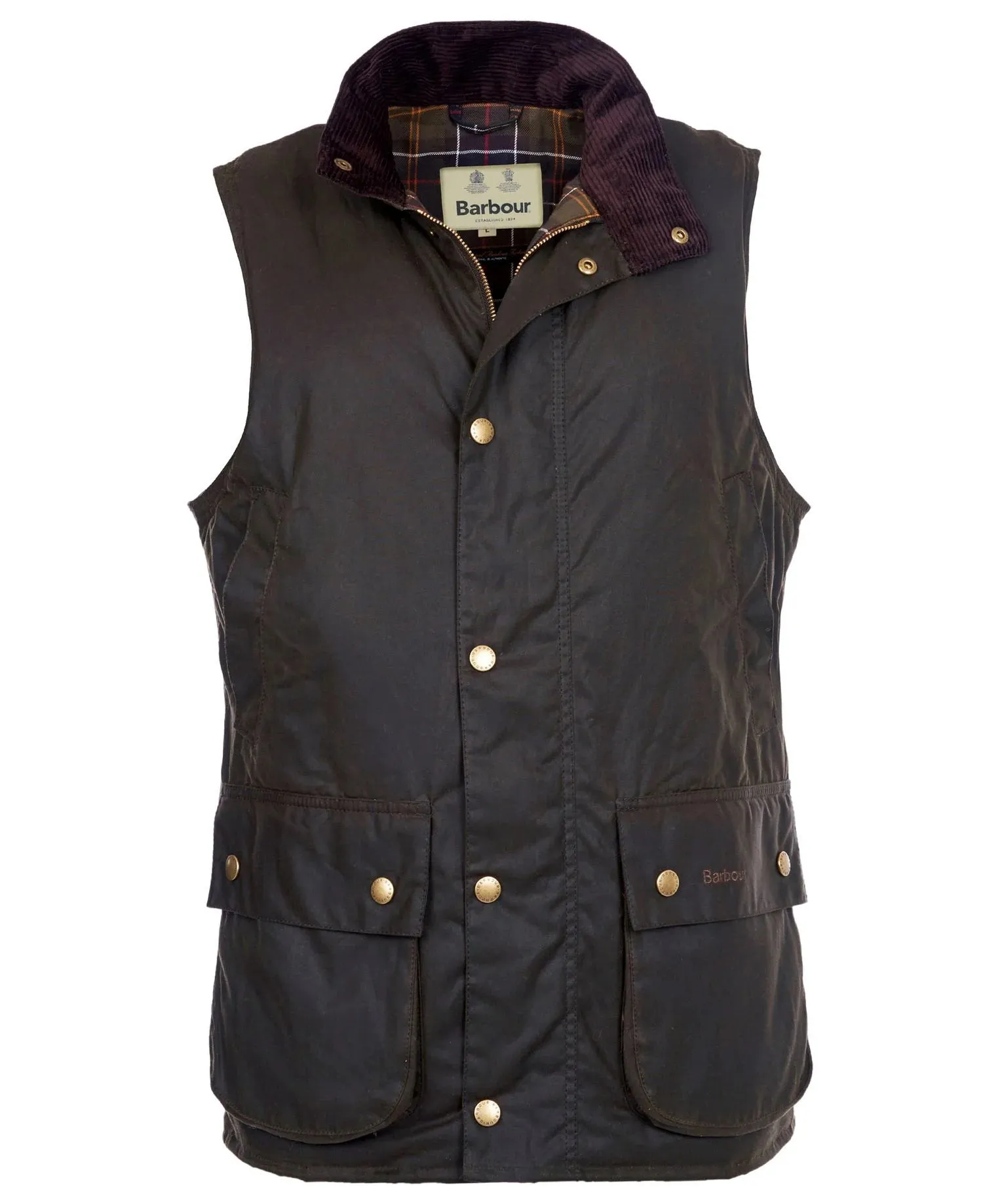 Westmorland Wax Gilet - Olive