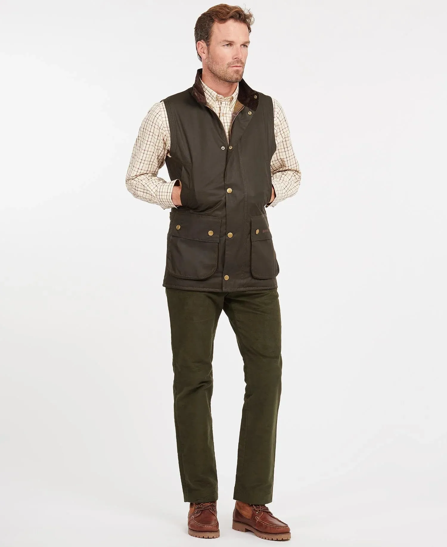 Westmorland Wax Gilet - Olive