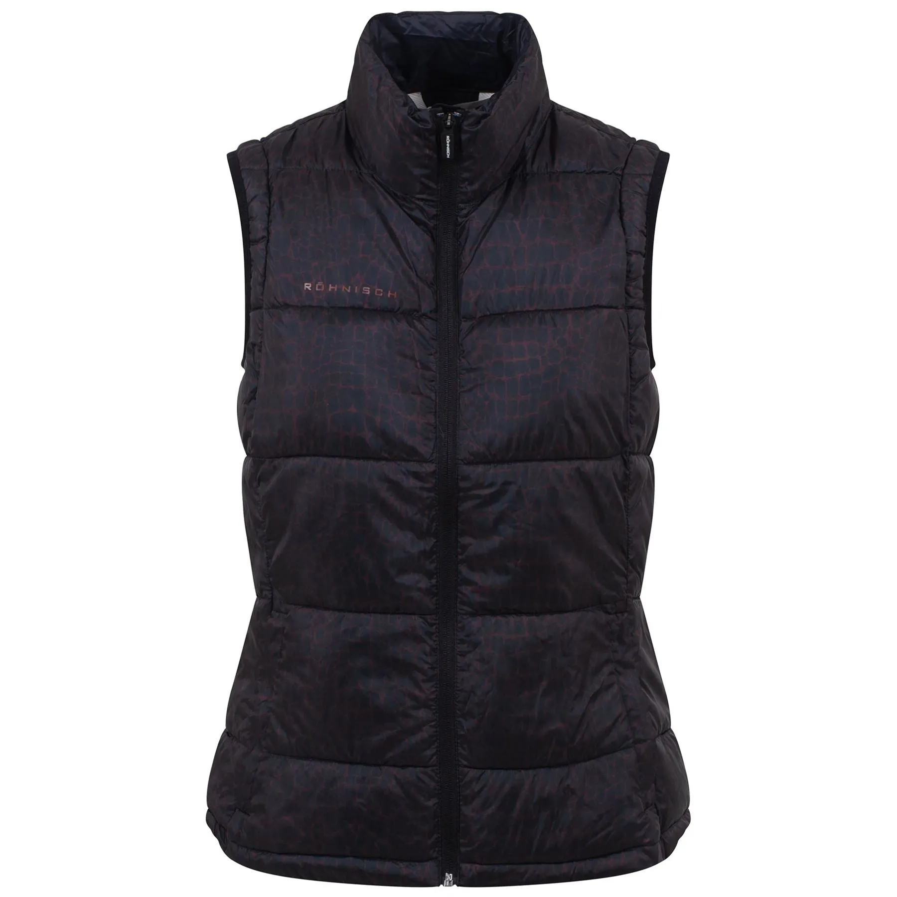 Womens Avery Vest Brown Crocco - AW22