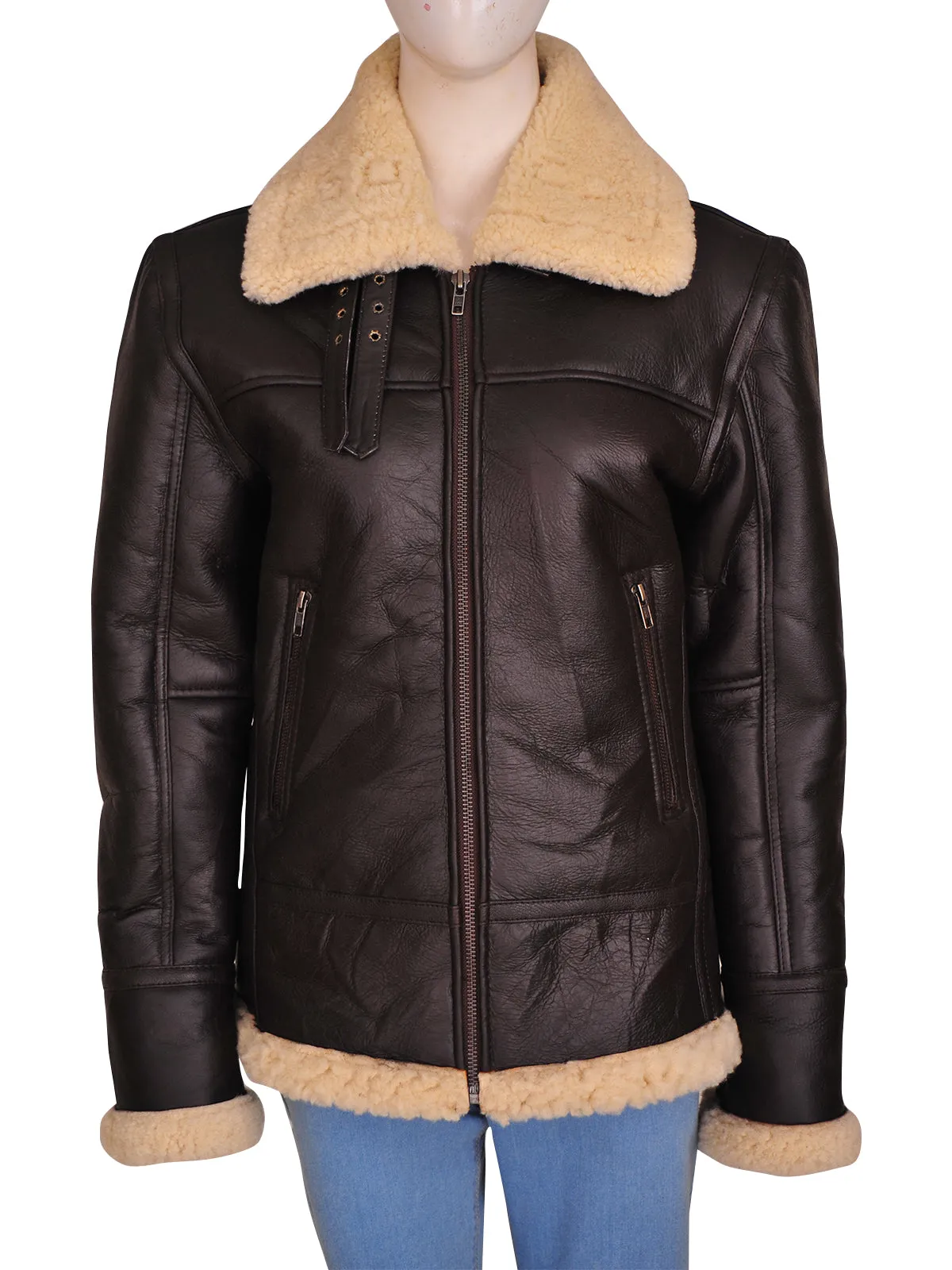 Women's B3 Bomber Shearling Aviator Jacket