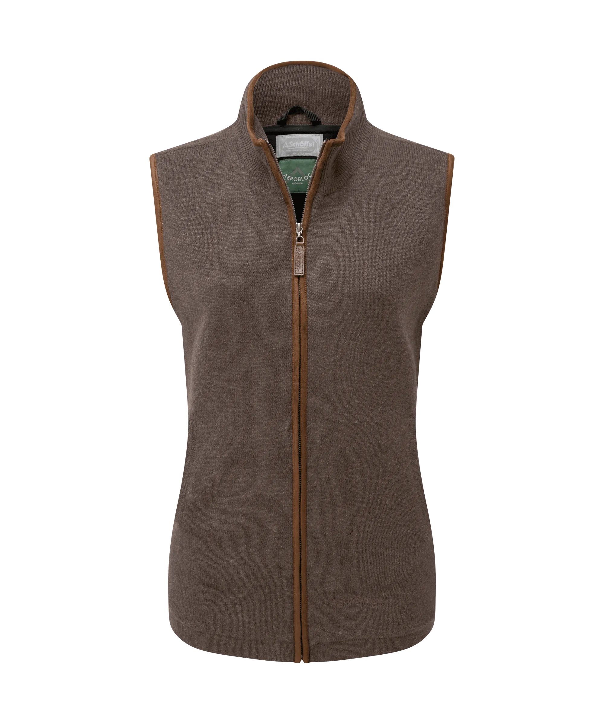 Women's Lambswool Aerobloc Gilet - Mole