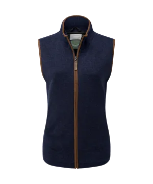 Women's Lambswool Aerobloc Gilet - Navy