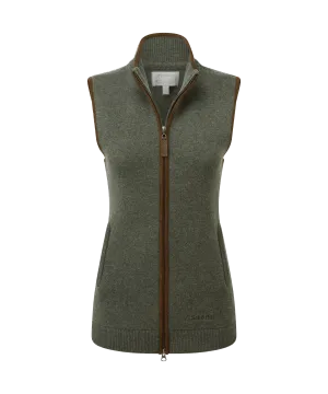 Women's Orkney Merino Gilet - Cedar Green