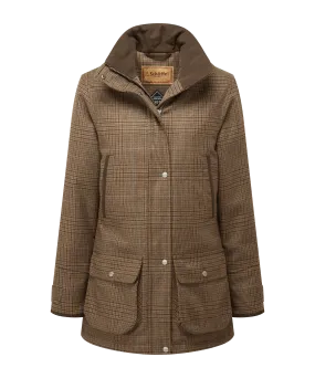 Women's Ptarmigan Tweed Coat - Teviot Tweed