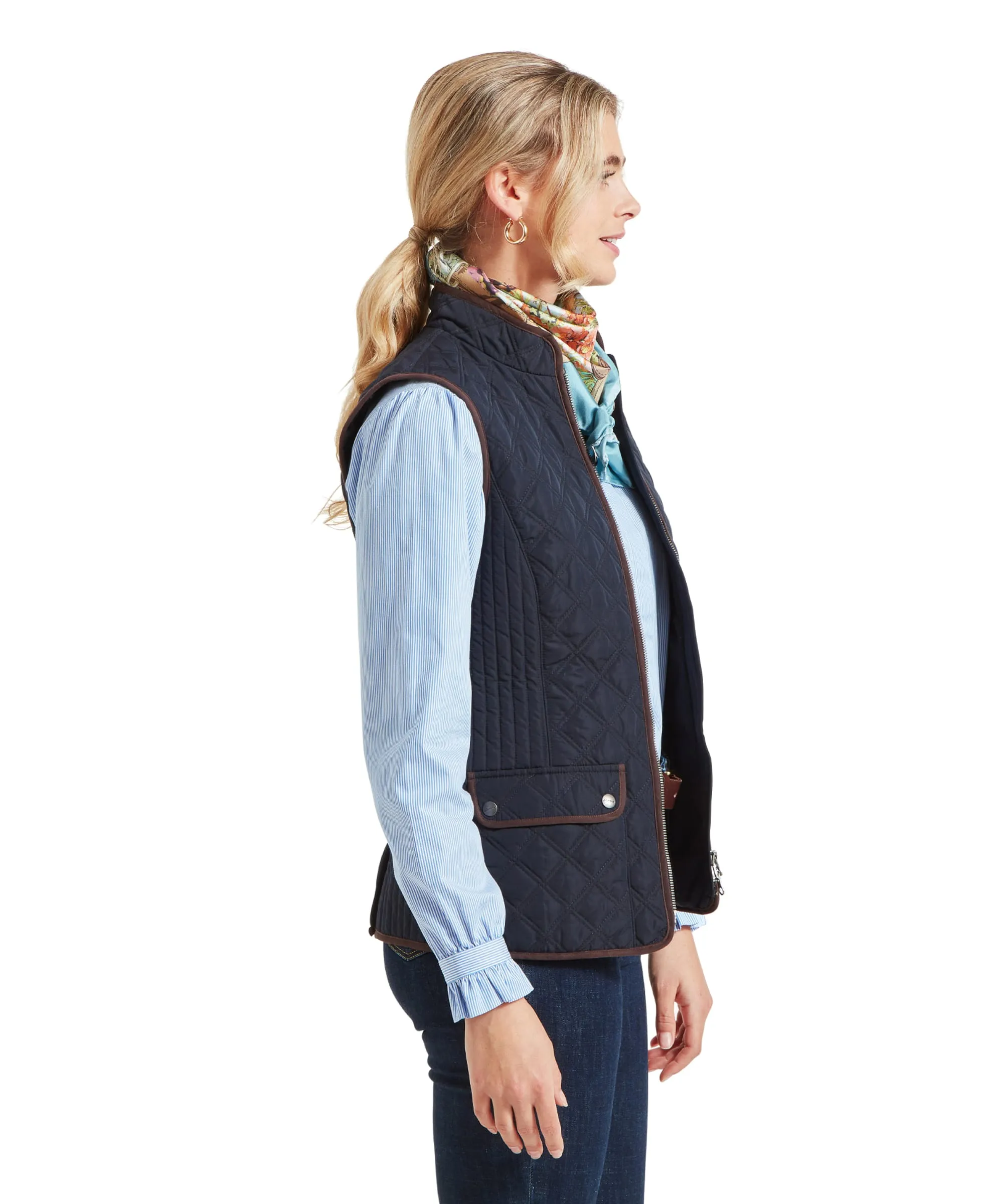 Women's Quilt Gilet - Midnight