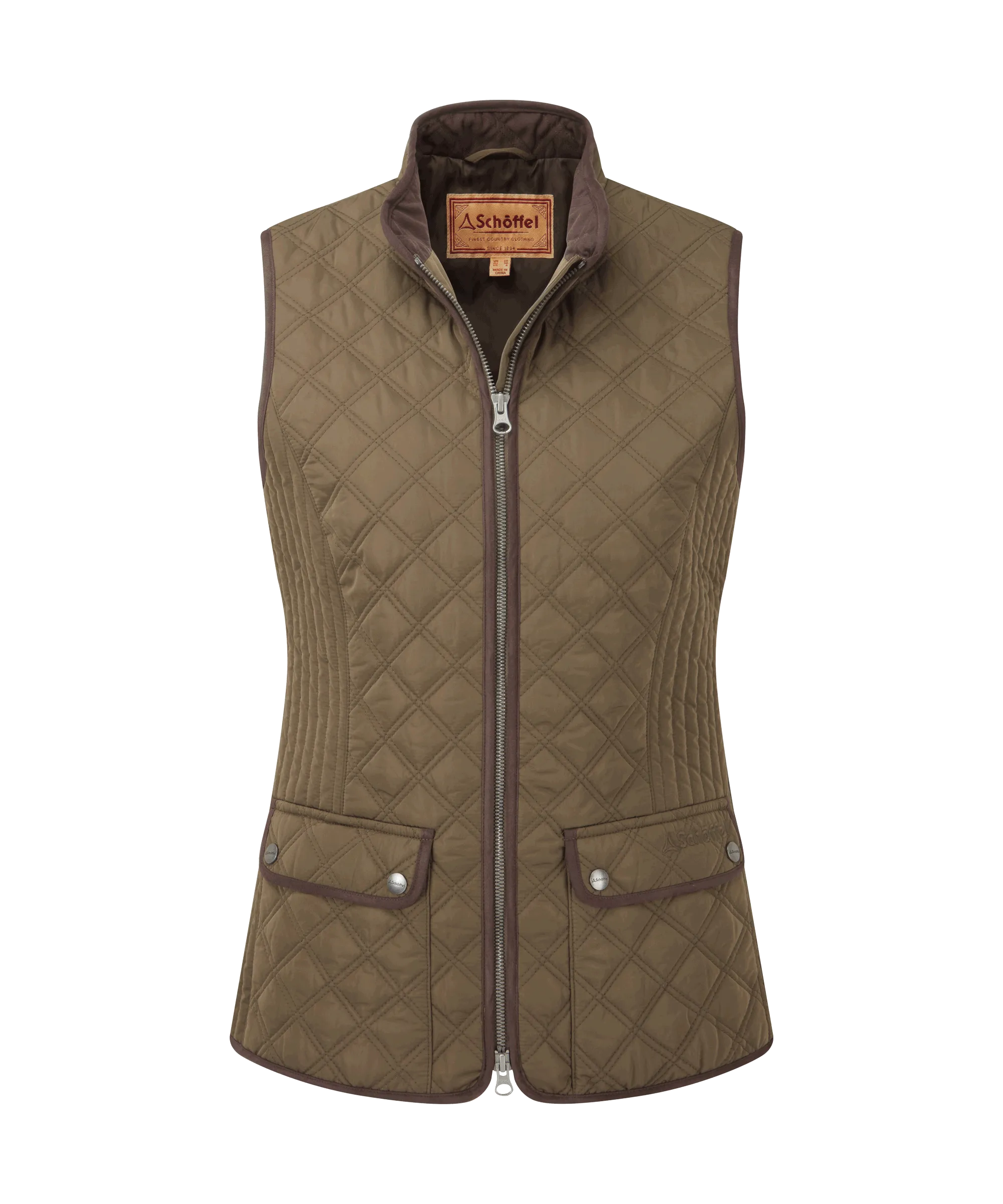 Women's Quilt Gilet - Olive