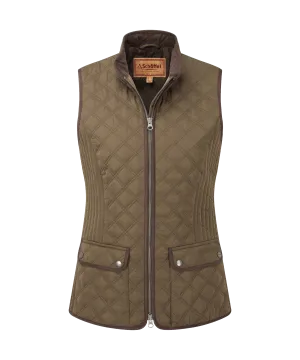 Women's Quilt Gilet - Olive