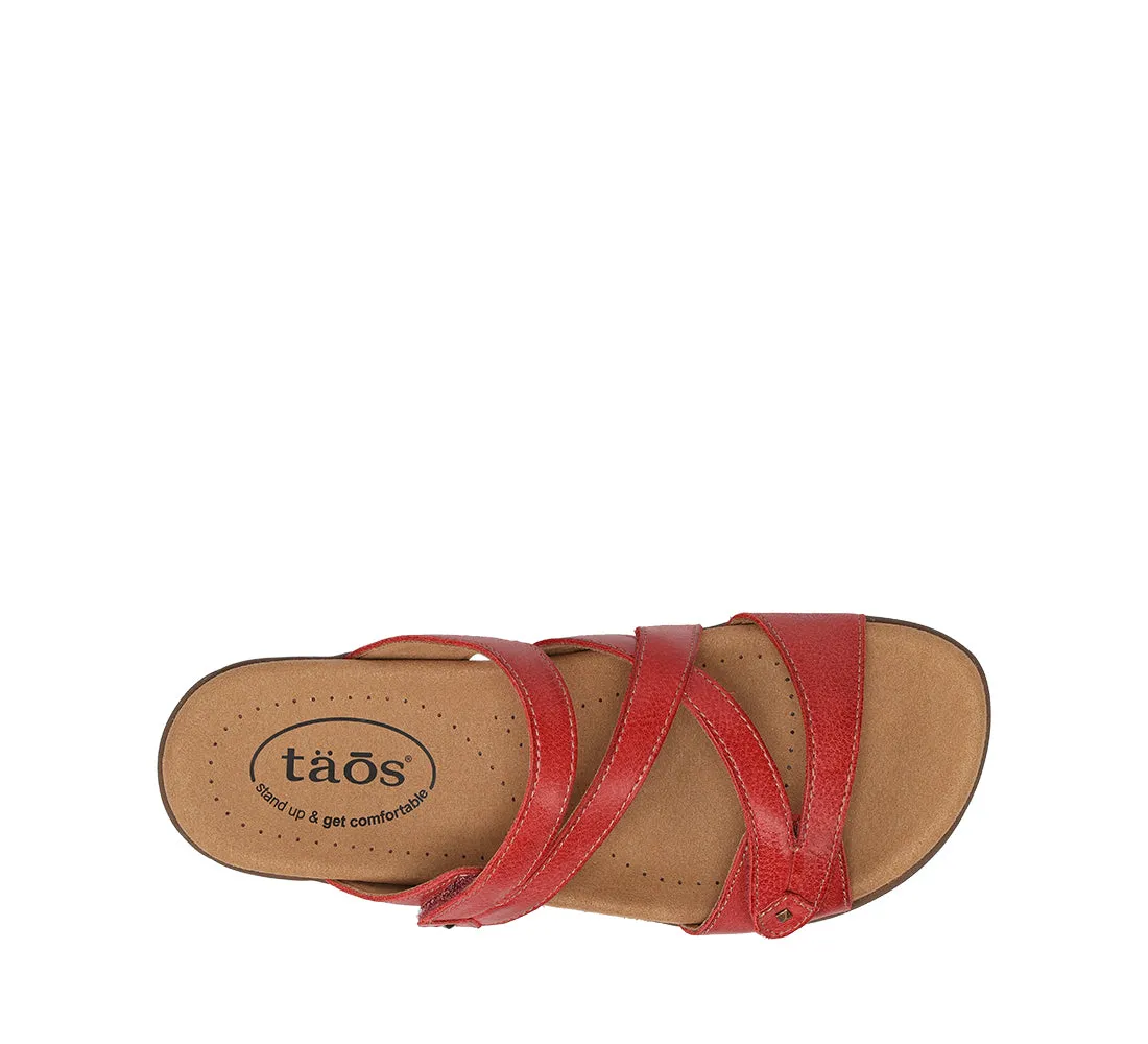 Women's Taos Double U Color: True Red