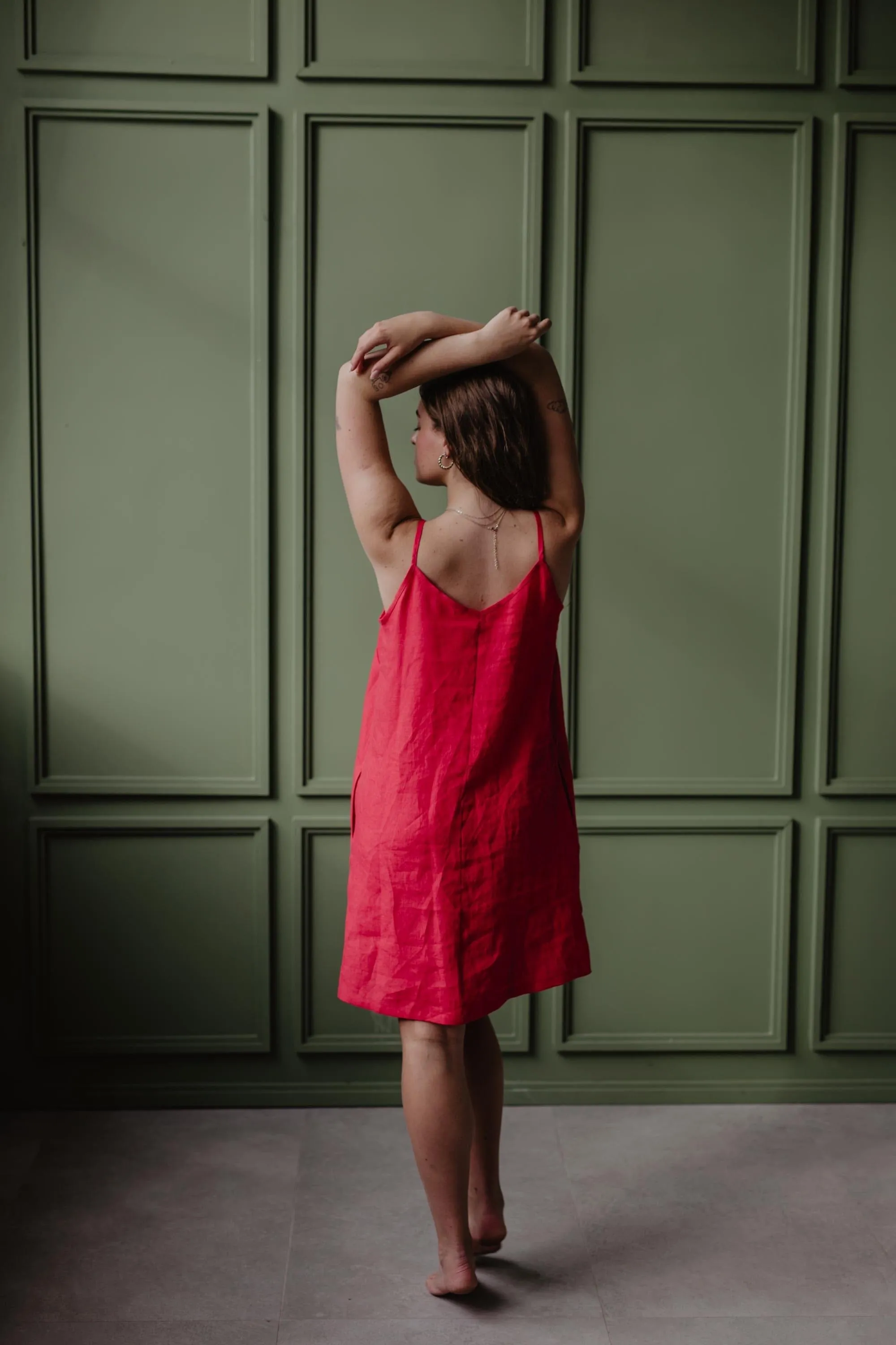 Zoe Linen Slip Dress | Multiple Colours